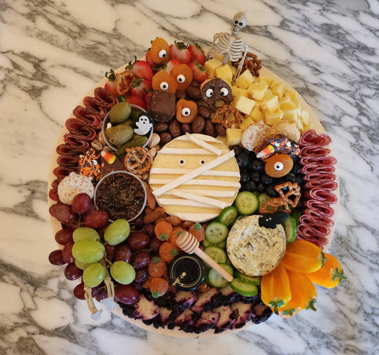 Mummy Halloween Round Board