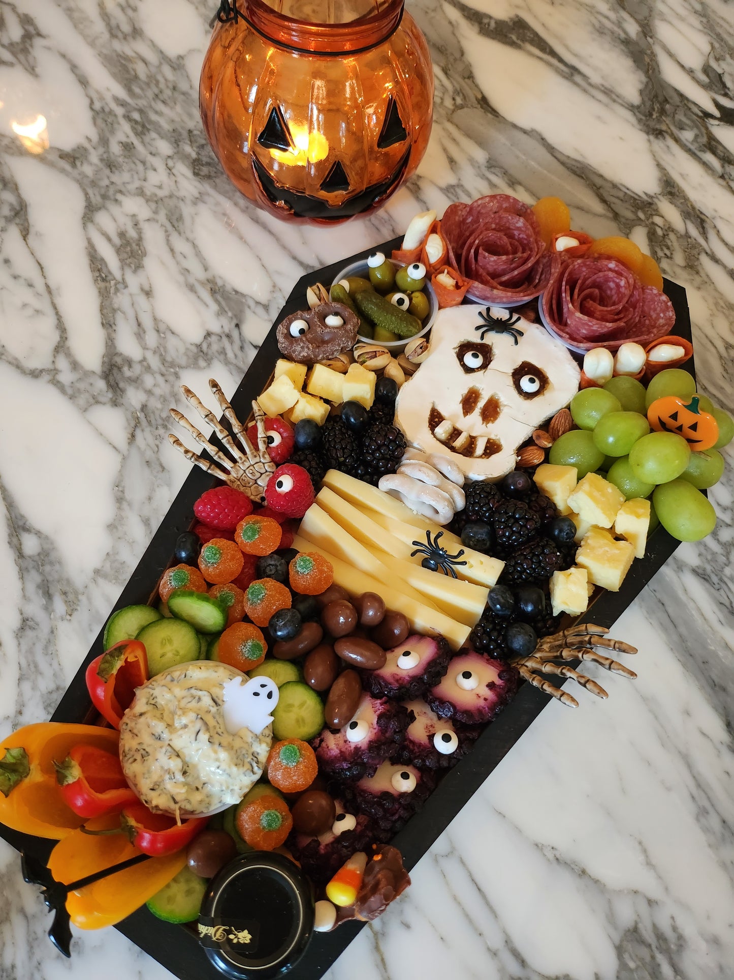 Spooky Halloween Coffin Board